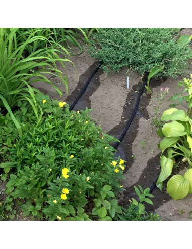 Сочащийся шланг для полива Bradas Aqua-Drop Flat 1/2 дюйма, 7.5 метров