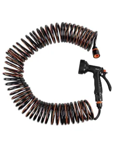 Розтягуючий спіральний шланг для поливу Bradas Spirng Flex 15 метрів, комплект