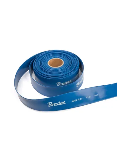 Шланг плоский Bradas Aqua-Flat, PE/EVA 1 1/4 дюйма, 20 метров, хомут в комлекте