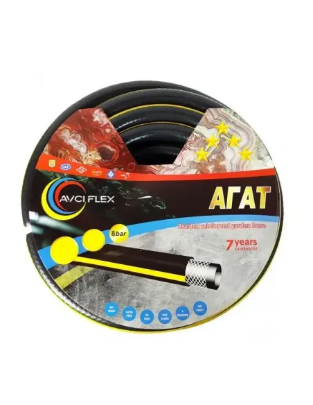 Шланг для полива Avci Flex Агат 1/2 дюйма, 20 метров, армированный