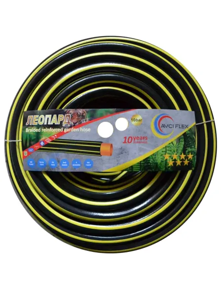 Шланг для полива Avci Flex Леопард 3/4 дюйма, 50 метров, армированный