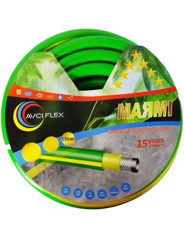 Шланг для поливу Avci Flex Маямі 1/2 дюйми, 50 метрів, армований