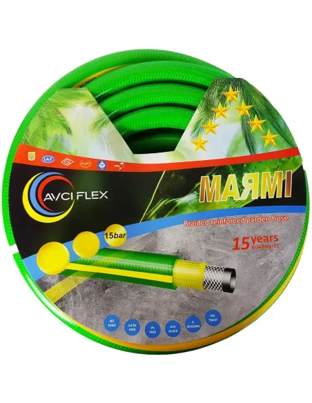 Шланг для поливу Avci Flex Маямі 1/2 дюйми, 50 метрів, армований