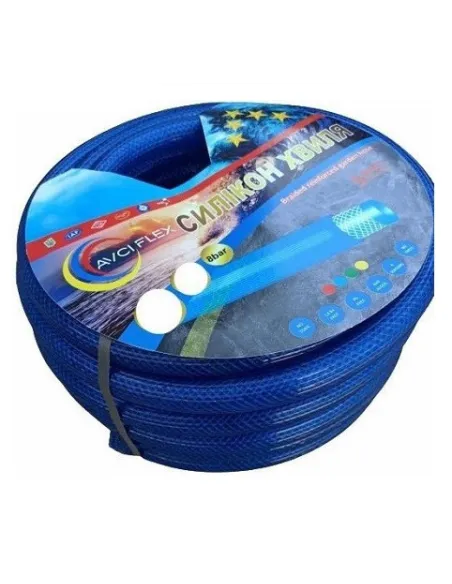 Шланг для полива Avci Flex Силикон Волна 1/2 дюйма, 20 метров, армированный