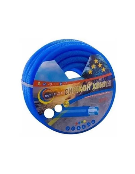 Шланг для поливу Avci Flex Силікон Хвиля 1/2 дюйма, 50 метрів, армований