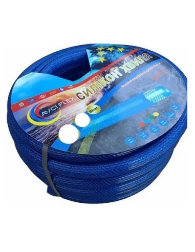 Шланг для полива Avci Flex Силикон Волна 1/2 дюйма, 50 метров, армированный