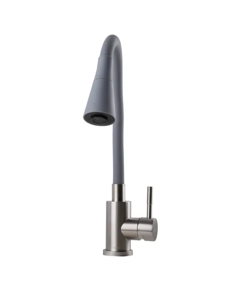 Змішувач для кухні з гнучким виливом Globus Lux Alpen SBT1-203SAK-G03 нержавіюча сталь