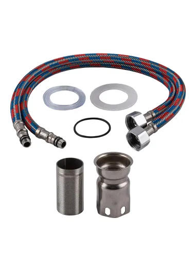 Змішувач для кухні з гнучким виливом Globus Lux Dukat SD4-203SG нержавіюча сталь