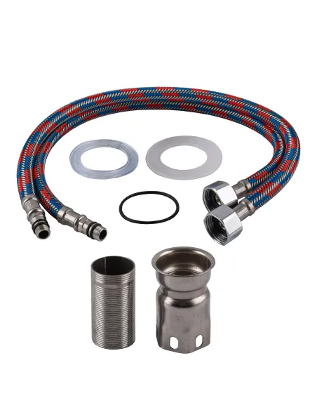 Змішувач для умивальника Globus Lux Sicilia SBQ-201HL-BB нержавіюча сталь