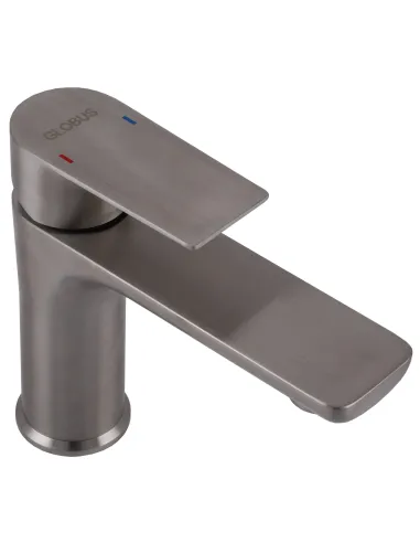 Смеситель для умывальника Globus Lux Swiss SQW-101-304 нержавеющая сталь