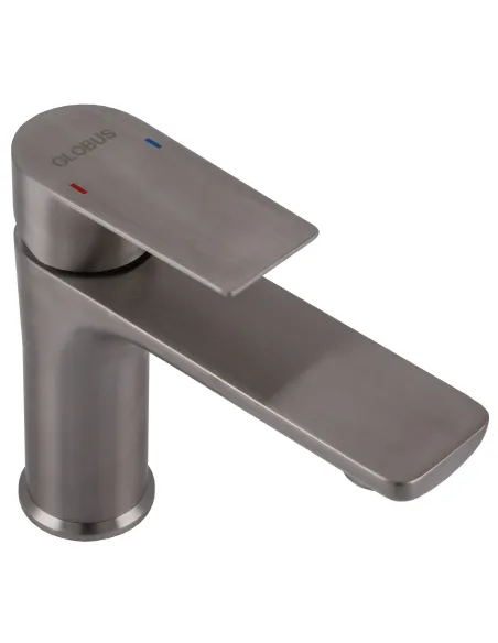 Смеситель для умывальника Globus Lux Swiss SQW-101-304 нержавеющая сталь