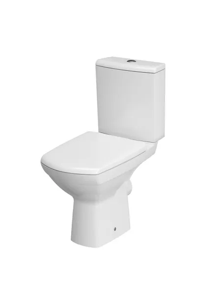 Унітаз компакт-диск Cersanit Carina New Clean On 909 3/6, сидіння дюропласт з функцією Soft-close, підведення води знизу