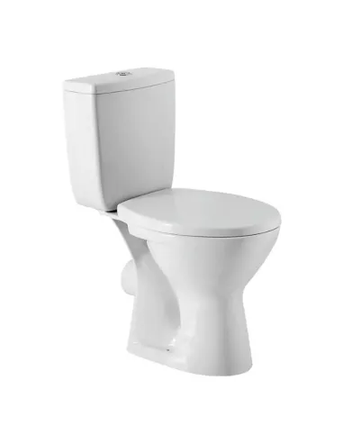 Унітаз компакт Cersanit Creta SE011 3/6, сидіння поліпропілен, підведення води знизу