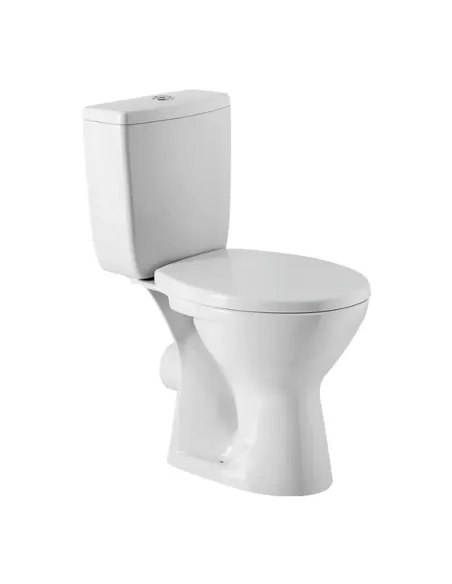 Унитаз компакт Cersanit Creta SE011 3/6, сиденье полипропилен, подвод воды снизу
