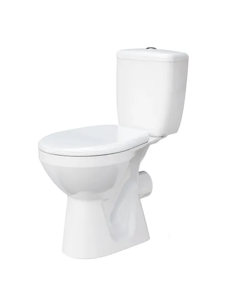 Унитаз компакт Cersanit Kadda 820 MI 010 3/6, сиденье полипропилен, подвод воды сбоку