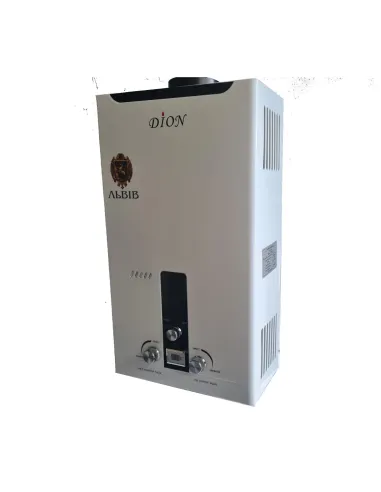 Колонка газовая Дион Люкс JSD 12 белая, дымоходная купить в Днепре и Киеве - цена от КТУ