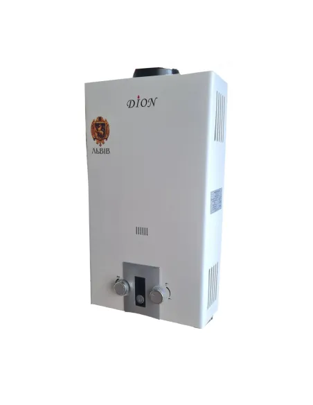 Колонка газова Діон Преміум JSD 08 сіра, димохідна купити у Дніпрі та Києві - ціна від КТУ