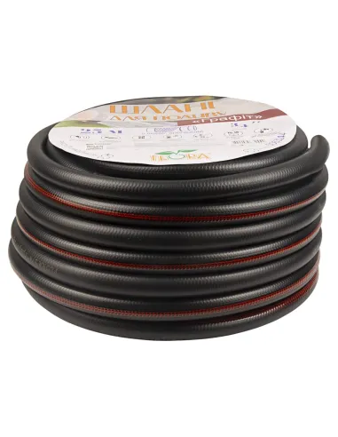 Шланг для поливу Flora Графіт 3/4 дюйми, 25 метрів, армований