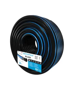 Шланг для поливу SantehPoliv BLACK 3/4 дюйми, 50 метрів, армований