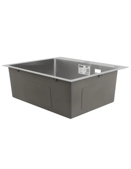 Мийка для кухні прямокутна Venta BVM6050 Polish 600х500х215 мм з нержавіючої сталі