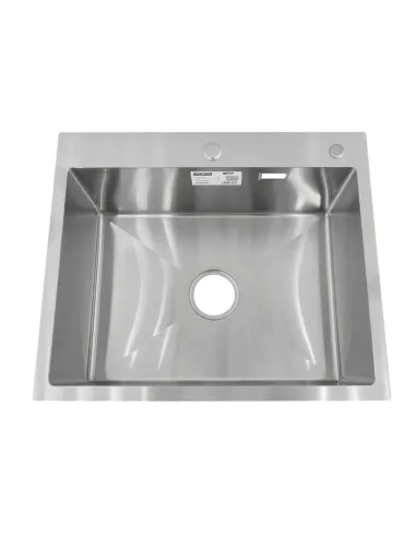 Мойка для кухни прямоугольная Venta BVM6050 Polish 600х500х215 мм из нержавеющей стали