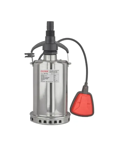 Дренажный насос Koer KDN-750 0,75 кВт, нержавеющая сталь