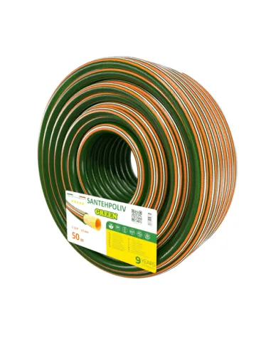Шланг для полива SantehPoliv GREEN 3/4 дюйма, 50 метров, армированный