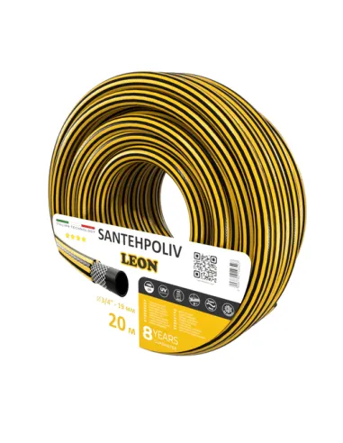 Шланг для поливу SantehPoliv LEON 3/4 дюйми, 20 метрів, армований