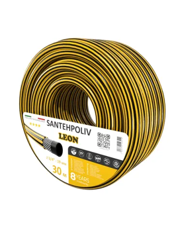 Шланг для полива SantehPoliv LEON 3/4 дюйма, 30 метров, армированный