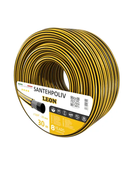 Шланг для поливу SantehPoliv LEON 3/4 дюйми, 30 метрів, армований