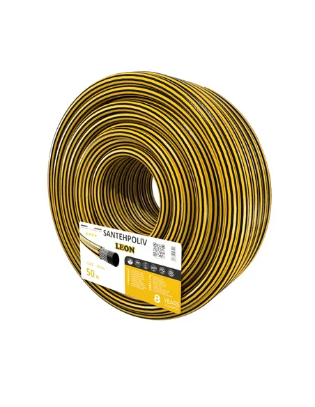 Шланг для полива SantehPoliv LEON 3/4 дюйма, 50 метров, армированный