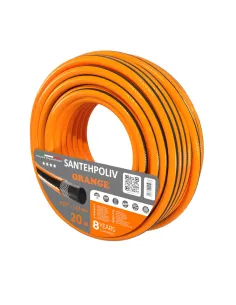 Шланг для полива SantehPoliv ORANGE 1/2 дюйма, 20 метров, армированный