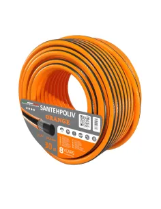 Шланг для полива SantehPoliv ORANGE 1/2 дюйма, 30 метров, армированный