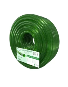 Шланг для полива SantehPoliv SILICON GREEN 3/4 дюйма, 50 метров, армированный
