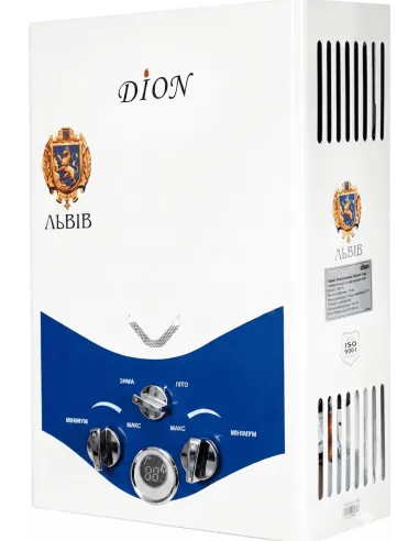 Колонка газова Діон Люкс JSD 12 хвиля, димохідна