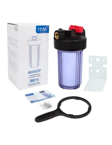 Фильтр колба ITAL Big Blue 10 FH10BB-CL-BT 1 дюйм, без картриджа