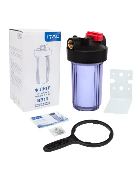 Фильтр колба ITAL Big Blue 10 FH10BB-CL-BT 1 дюйм, без картриджа