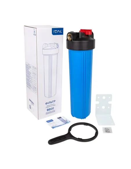 Фильтр колба ITAL Big Blue 20 FH20BB-BT 1 дюйм, без картриджа