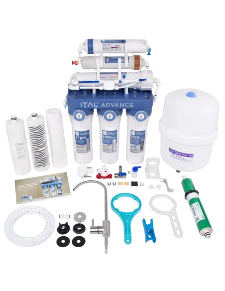 Фільтр зворотного осмосу ITAL Advance 6-75M, 6 ступенів очищення