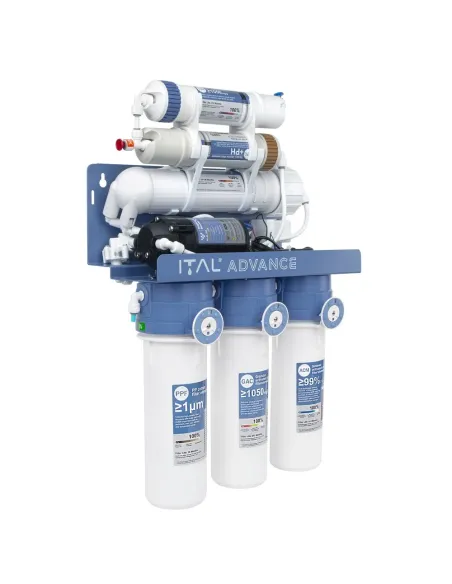 Фільтр зворотного осмосу ITAL Advance ADV-RO6-75MP, 6 ступенів очищення, з помпою