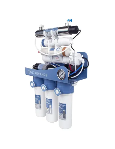 Фільтр зворотного осмосу ITAL ADV-RO7-75MP UV, 7 ступенів очищення, з помпою