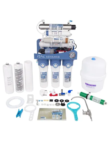 Фильтр обратного осмоса ITAL ADV-RO7-75MP UV, 7 степеней очистки, с помпой