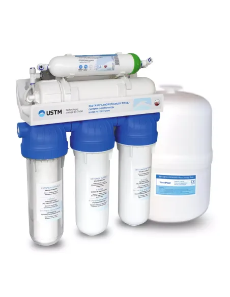 Фильтр обратного осмоса USTM RO 6 12 EMI PM, 6 степеней очистки, с помпой