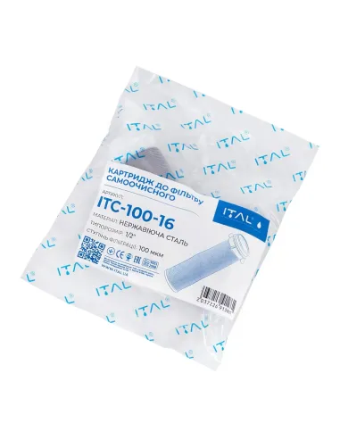 Многоразовый картридж ITAL ITC-100-25, 3/4х1 дюйм, для самопромывного фильтра