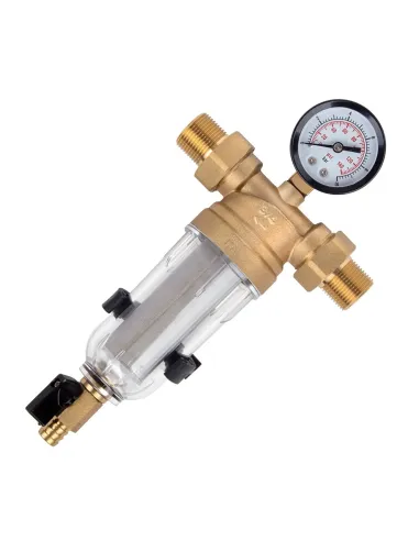 Самопромивний фільтр ITAL IT12-H8910 1/2 дюйма з манометром та ключем