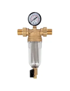 Самопромивний фільтр ITAL IT100-H8910 1 дюйм з манометром та ключем