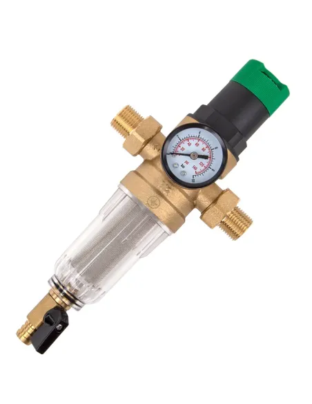 Самопромывной фильтр ITAL IT12-H8901 1/2 дюйма с манометром и редуктором давления