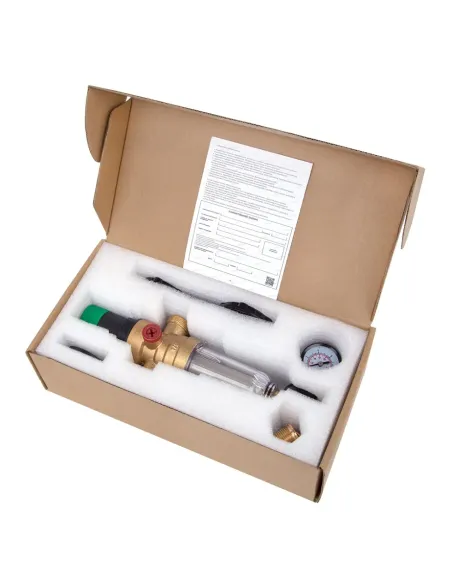 Самопромывной фильтр ITAL IT12-H8901 1/2 дюйма с манометром и редуктором давления