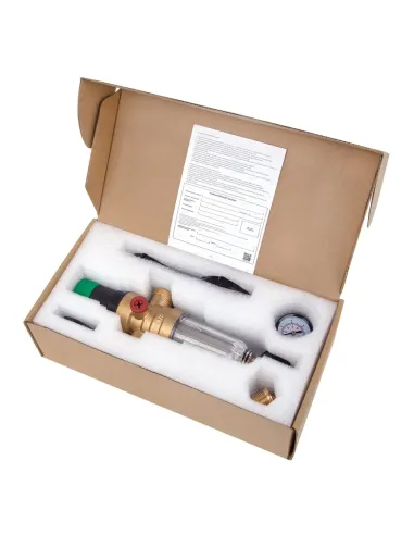 Самопромивний фільтр ITAL IT34-H8901 3/4 дюйма з манометром та редуктором тиску