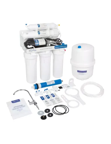 Фільтр зворотного осмосу ITAL IT-RO5-75P, 5 ступенів очищення, з помпою